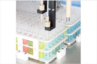 Pipetting and dilution system for analysis pretreatment